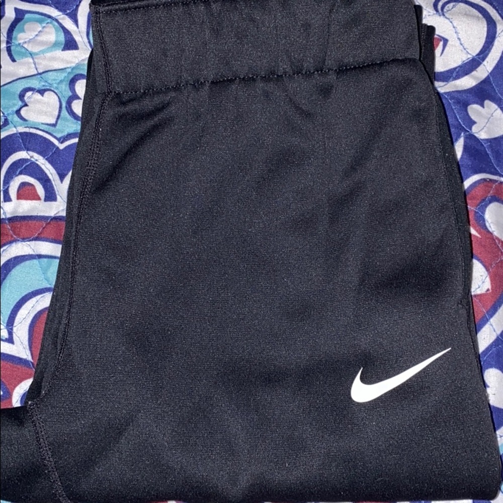 All black nike sweats